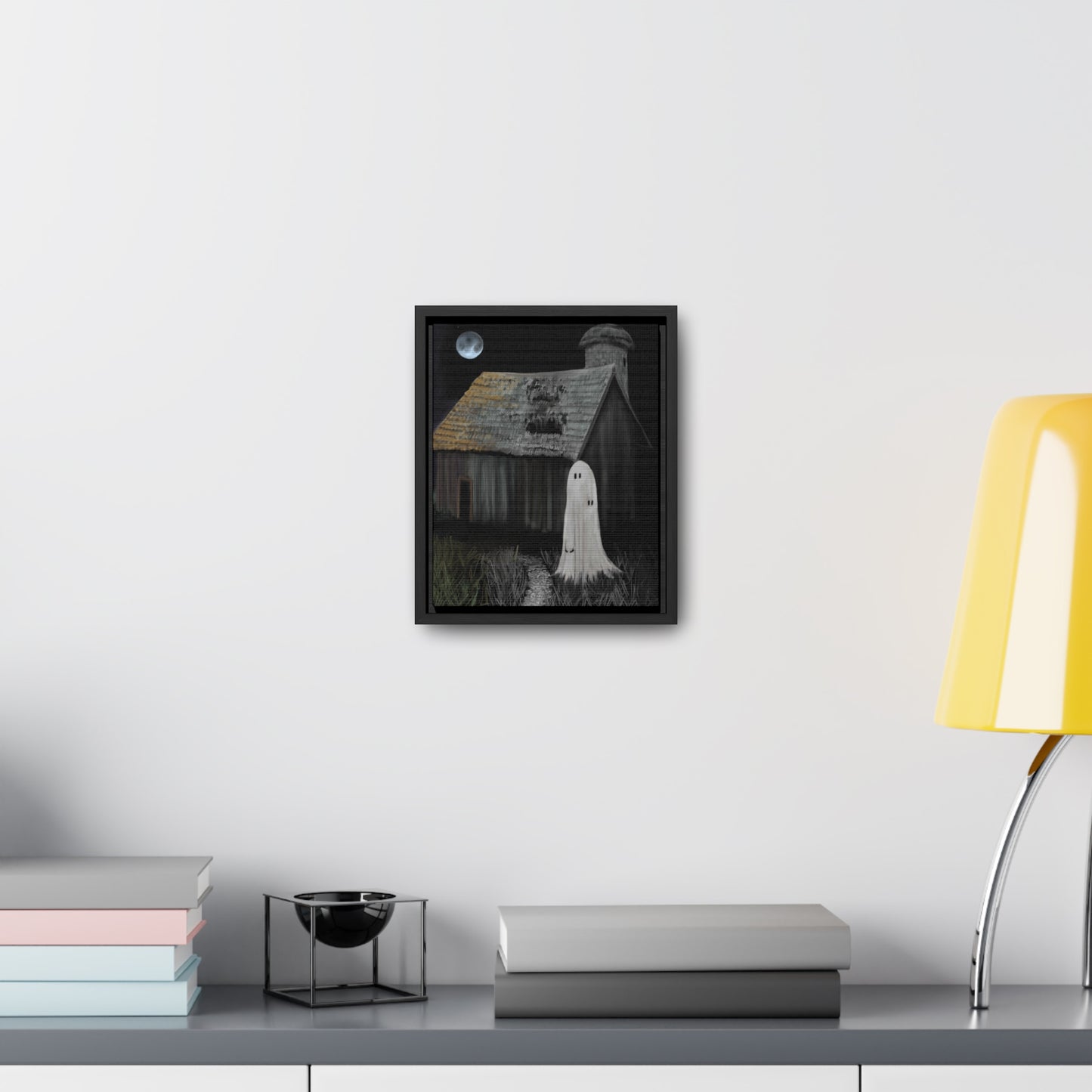 Haunted Barn Gallery Canvas Wrap, Vertical Frame