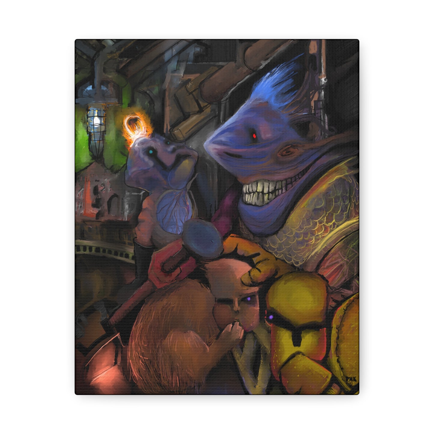 Scrutinized For Aberrations Canvas Gallery Wrap