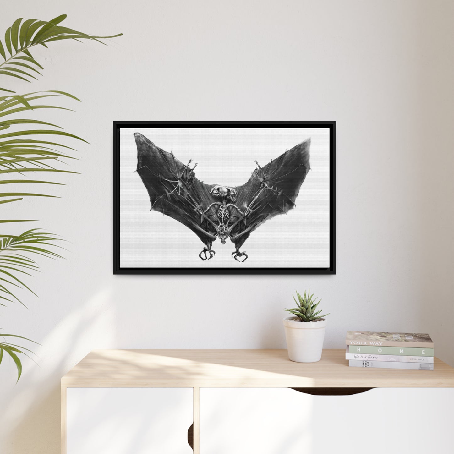 TheRemains Matte Canvas, Black Frame