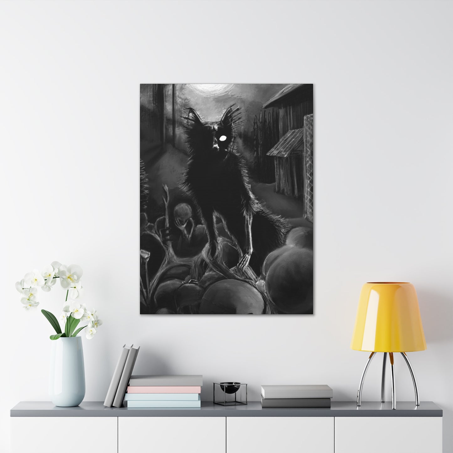 Accursed Canvas Stretched, 0.75"