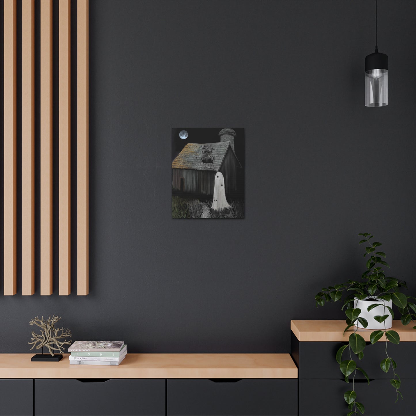 Haunted Barn Canvas Gallery Wrap