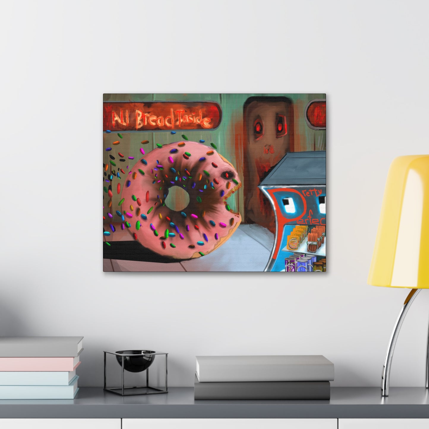 Baaad Donut! Canvas Gallery Wrap