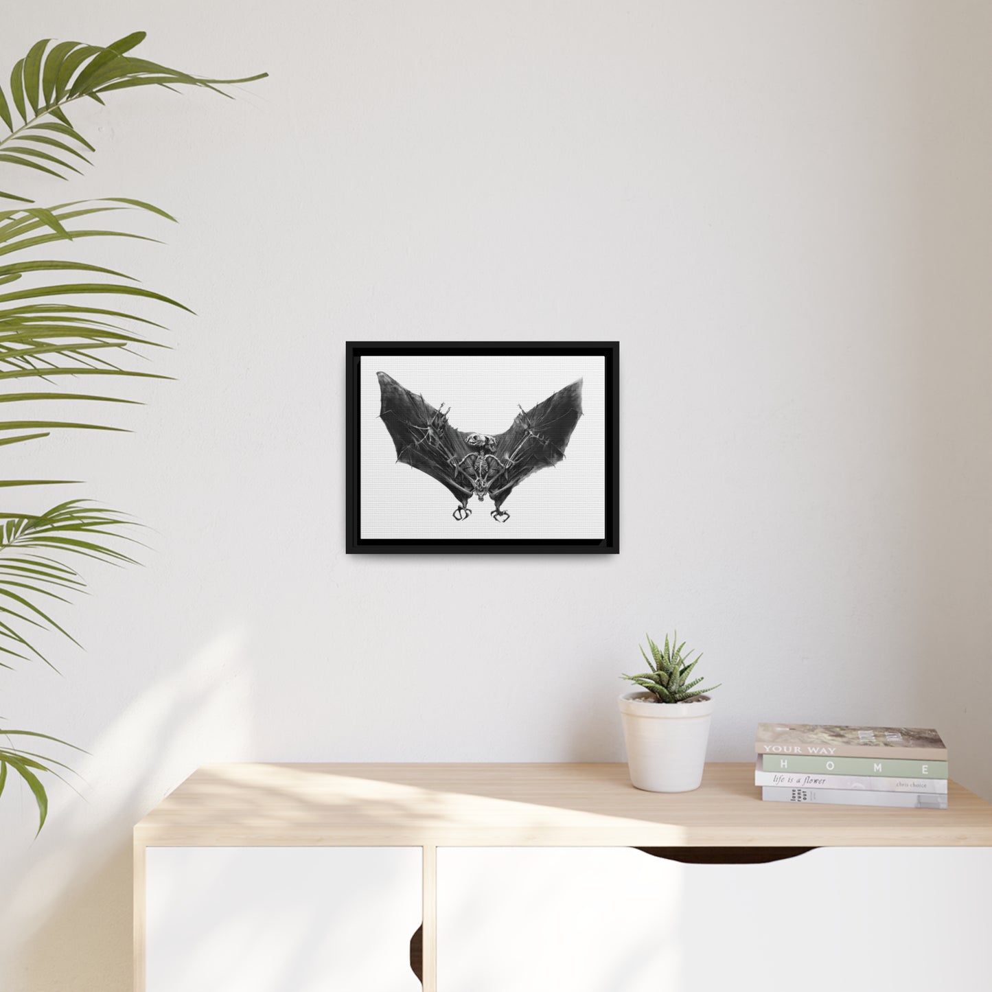 TheRemains Matte Canvas, Black Frame