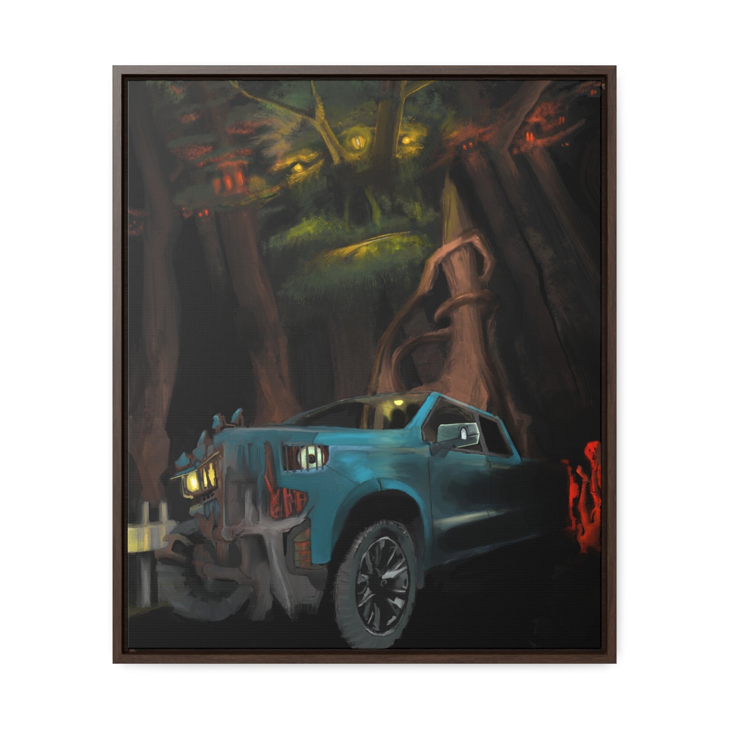 Breakdown Gallery Canvas Wrap with Vertical Frame