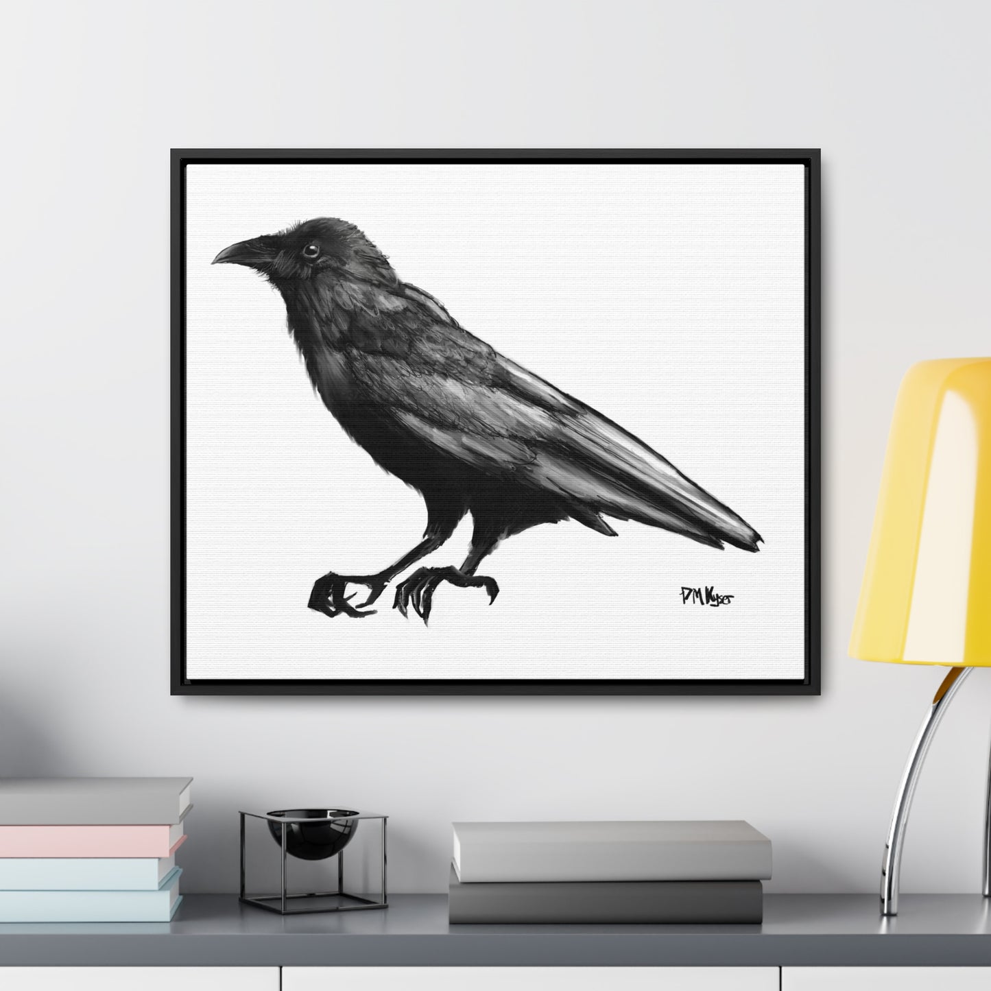 Raven Gallery Canvas Wrap, Horizontal Frame