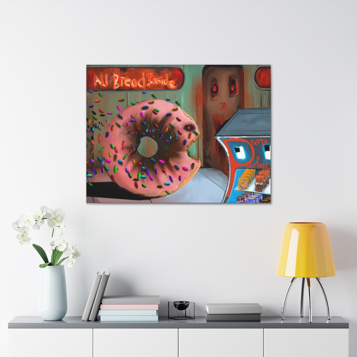 Baaad Donut! Canvas Gallery Wrap