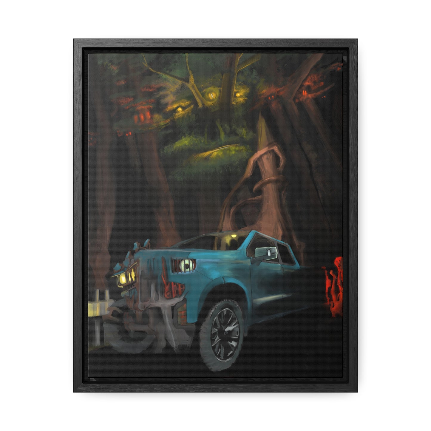 Breakdown Gallery Canvas Wrap with Vertical Frame