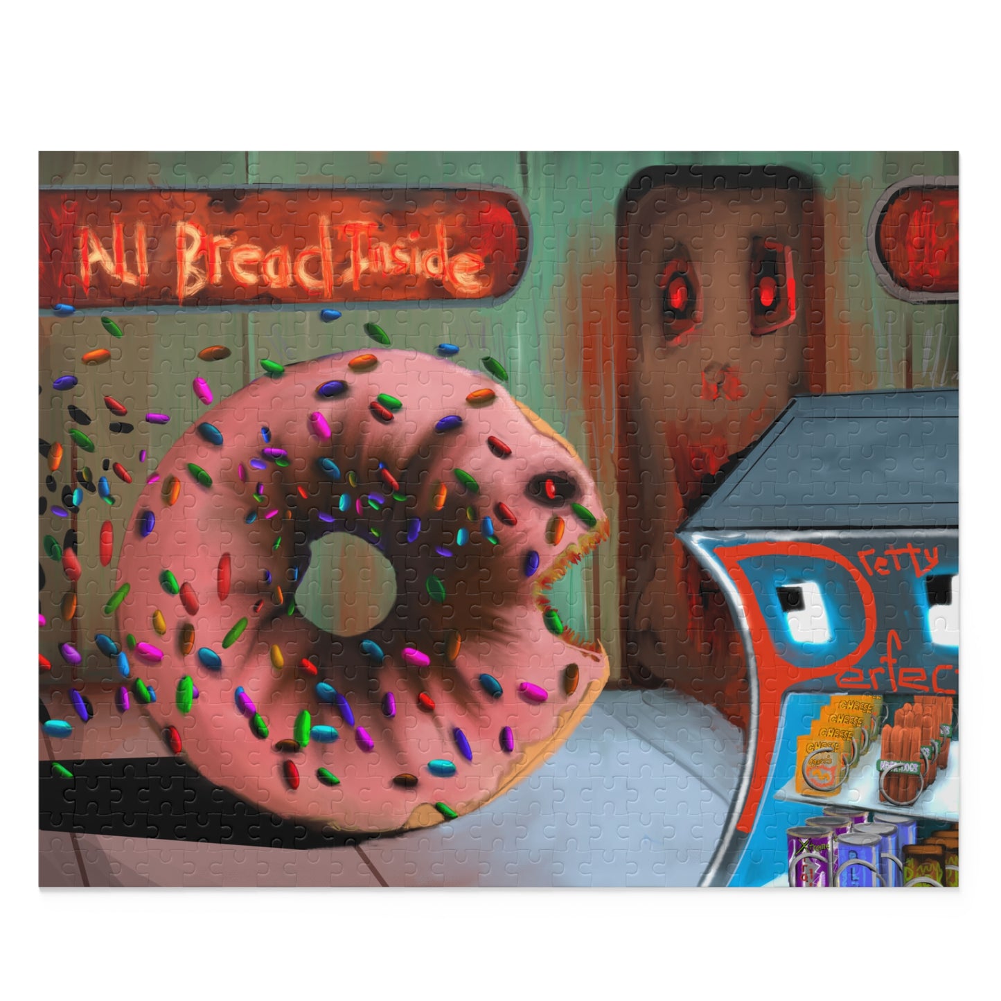 Baaad Donut! Puzzle (120, 252, 500-Piece)
