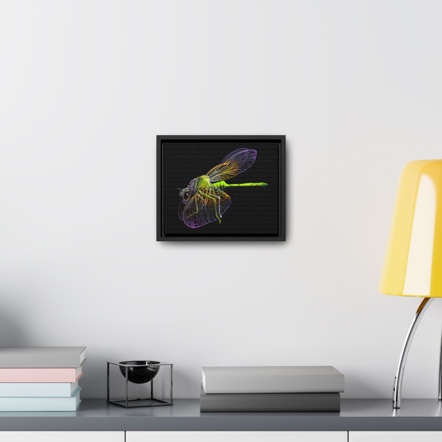 Dragonfly Gallery Canvas Wrap, Horizontal Frame