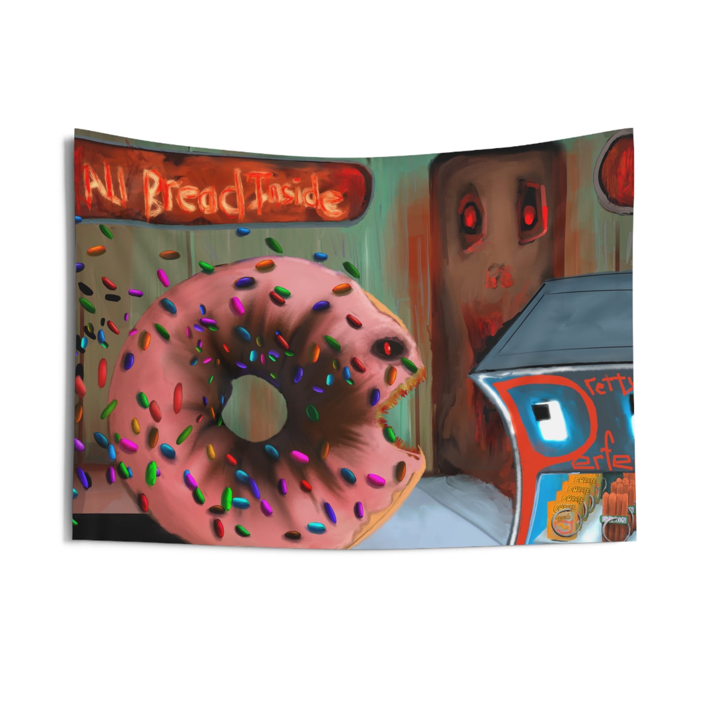 Baaad Donut! Indoor Wall Tapestry