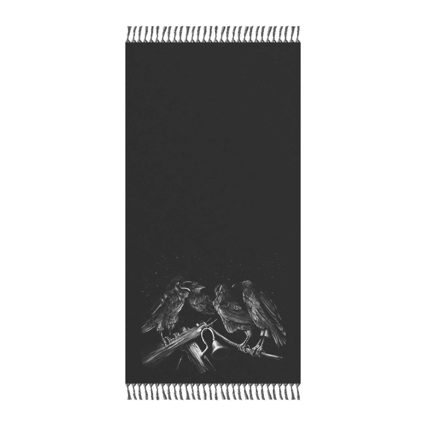 Ravens Muse at the Stars Boho Beach Cloth