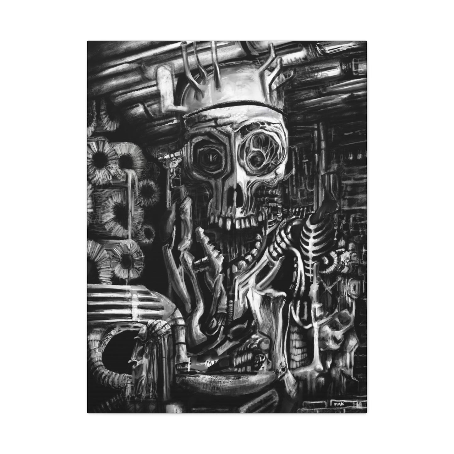 Biomechanical Mass Canvas Gallery Wrap - no Frame