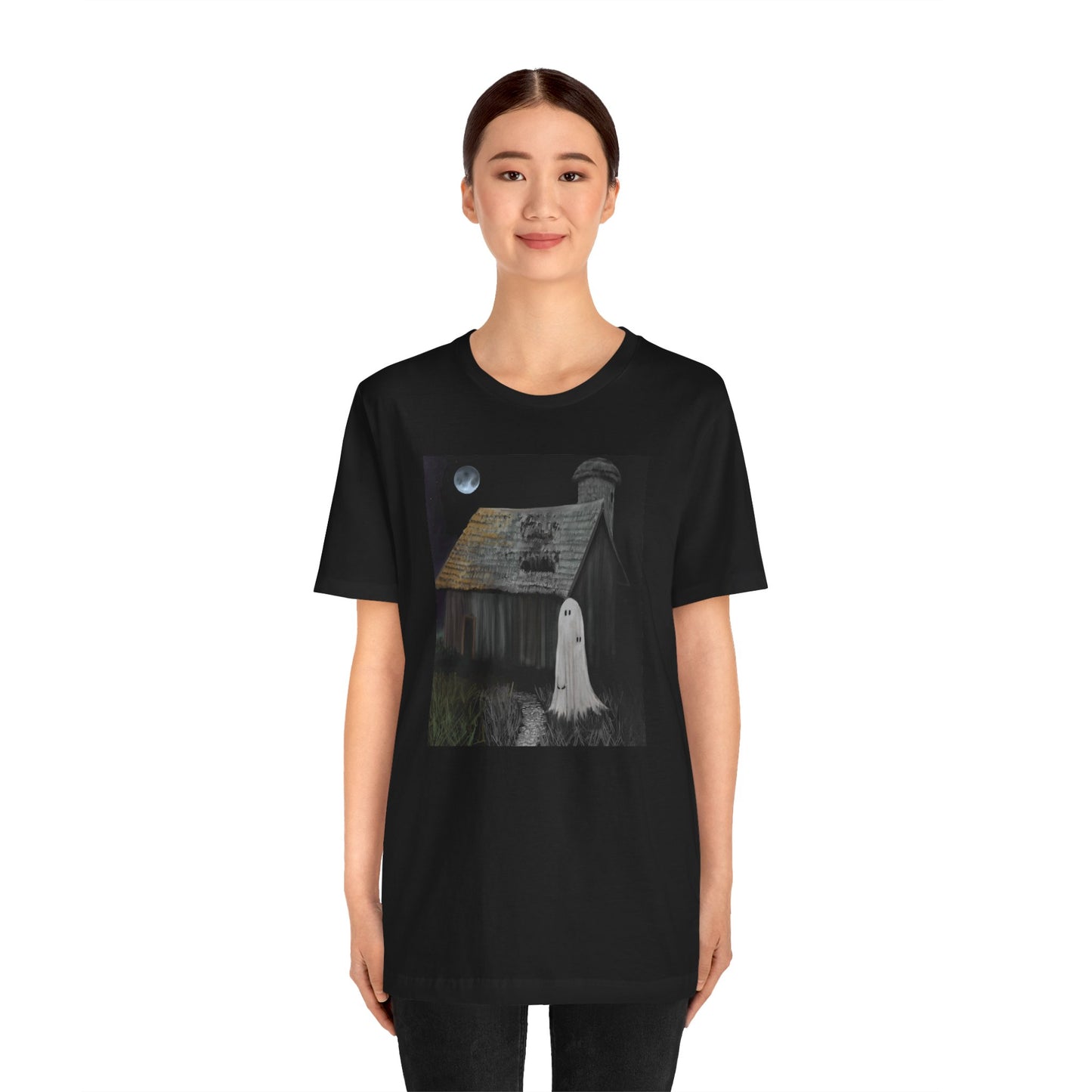 Haunted Barn Unisex Jersey Short Sleeve Tee