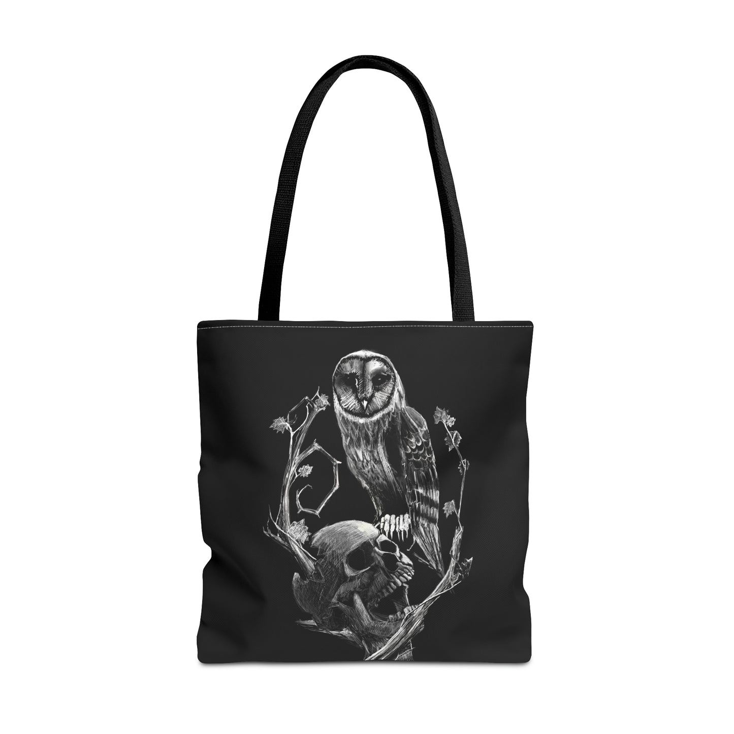 Skull and Owl Tote Bag