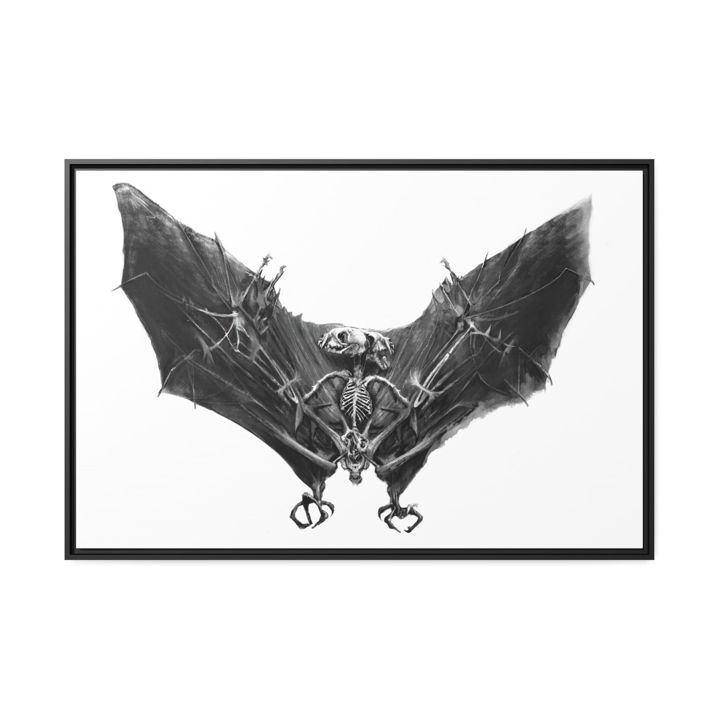 TheRemains Matte Canvas, Black Frame