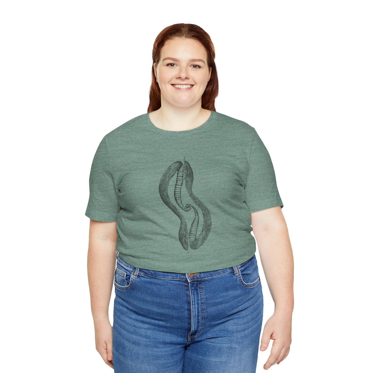 Snake Duo Unisex Jersey Short Sleeve Tee