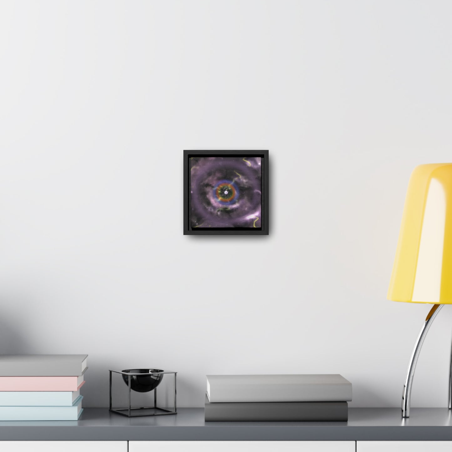 Eye of the Nebula Gallery Canvas Wrap With Square Frame