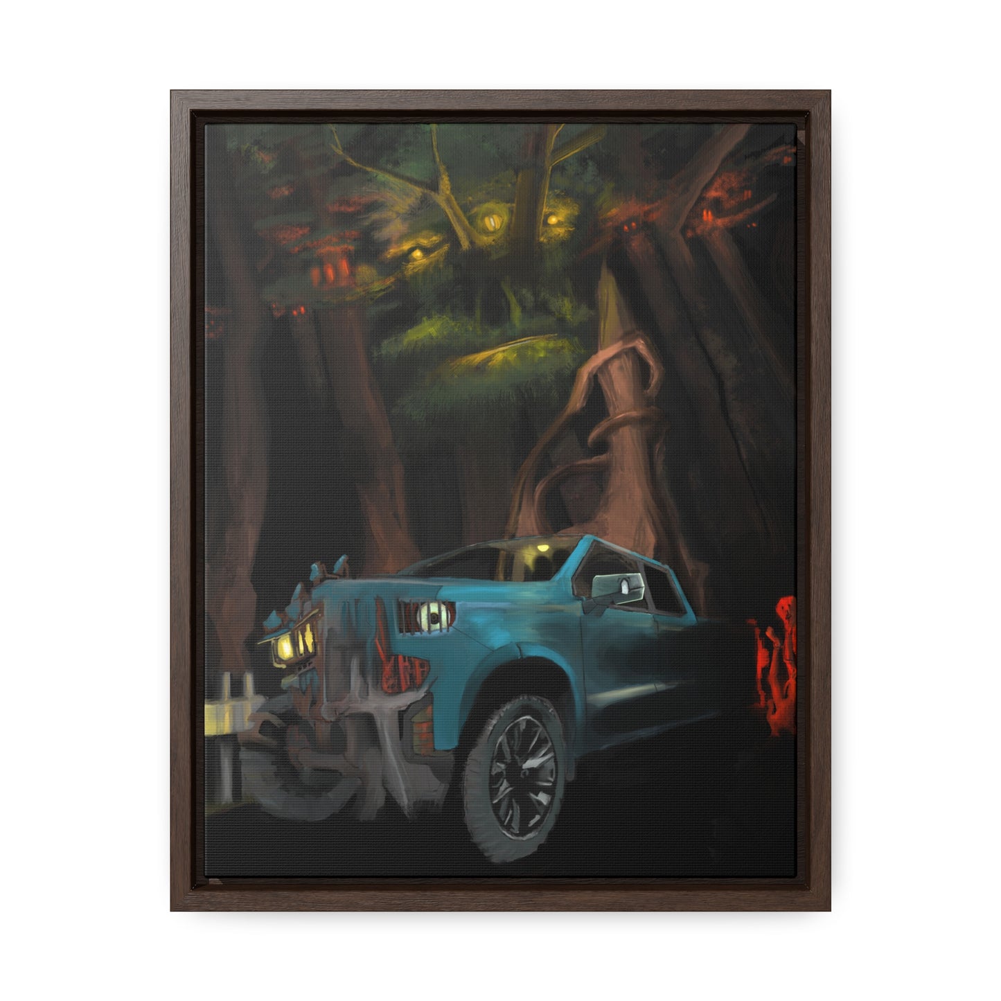 Breakdown Gallery Canvas Wrap with Vertical Frame