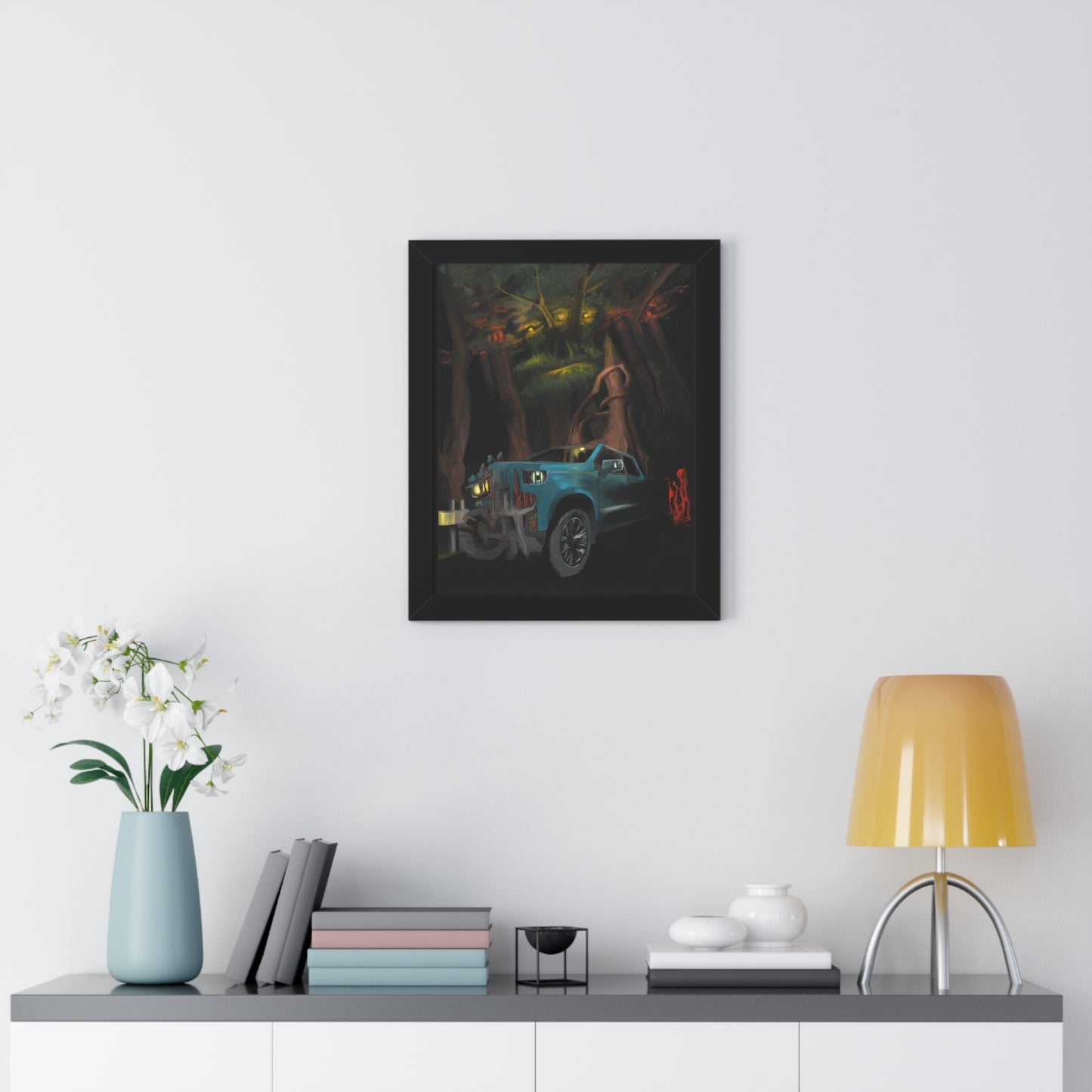 Breakdown Framed Vertical Poster