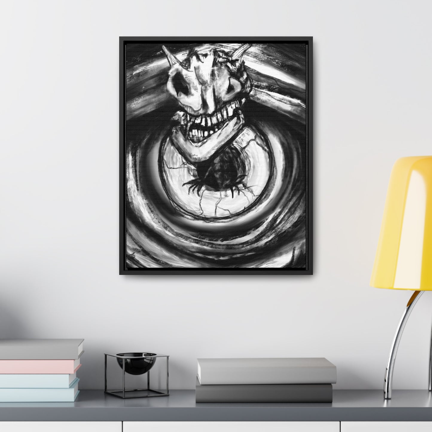 Devin In Your Eye Framed Gallery Canvas Wrap