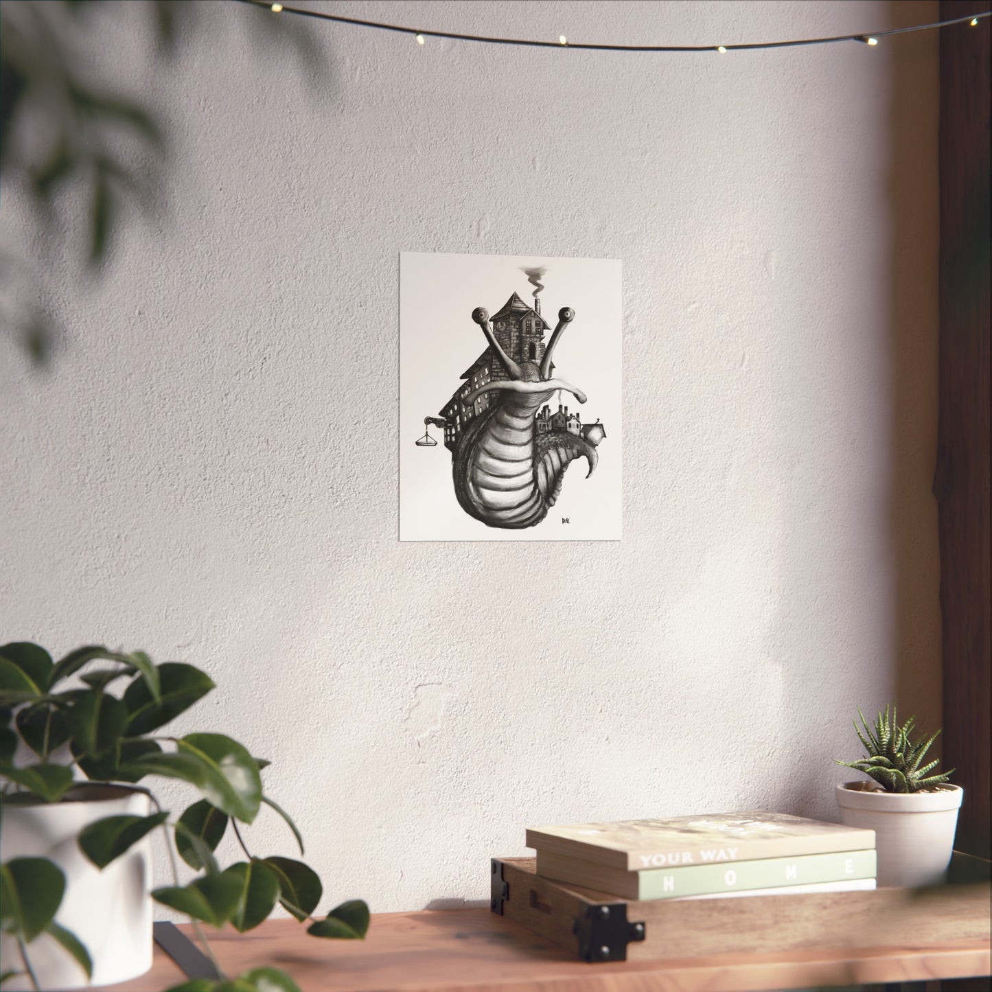City Slug Matte Vertical Poster