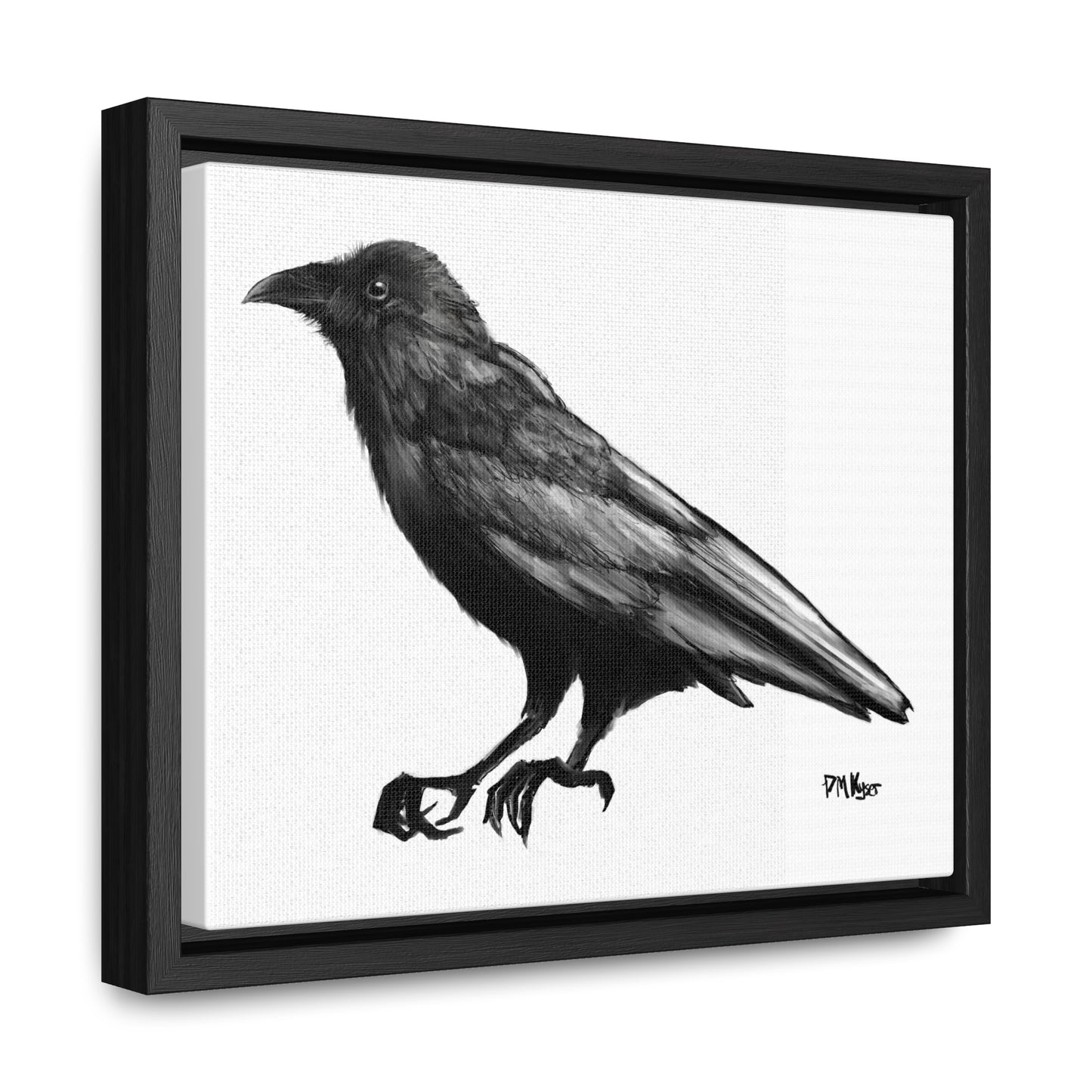Raven Gallery Canvas Wrap, Horizontal Frame