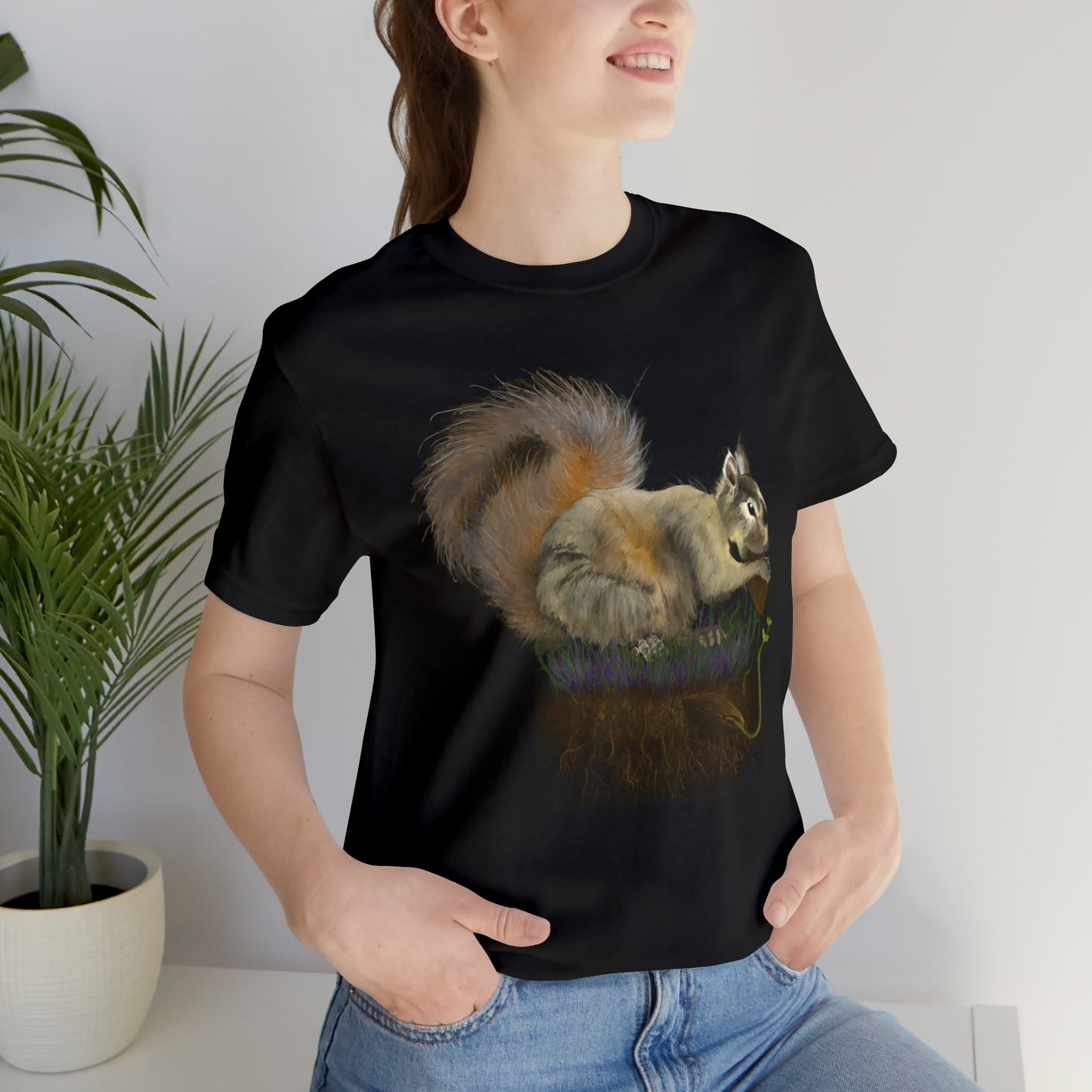 Fluffy Tree Planter Unisex Jersey Short Sleeve Tee