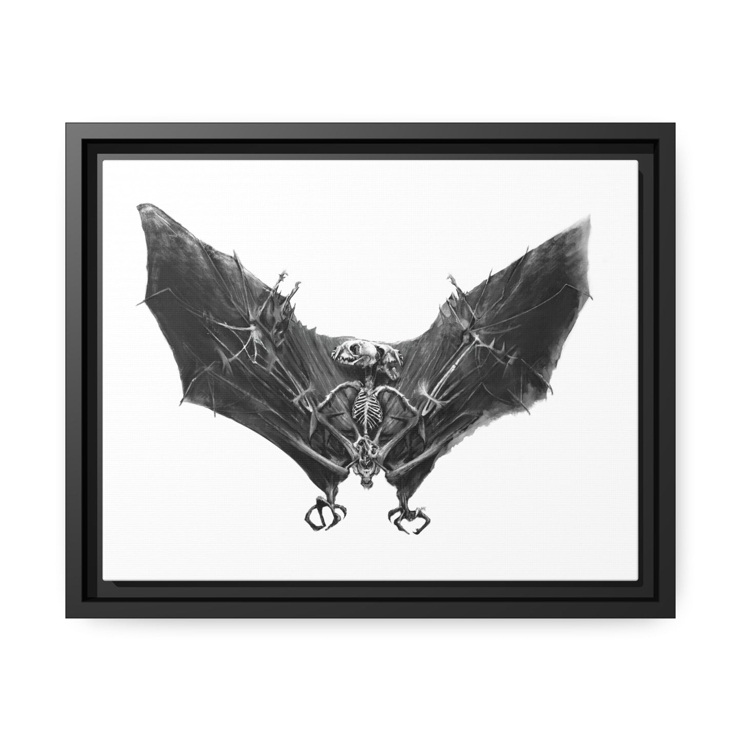 TheRemains Matte Canvas, Black Frame