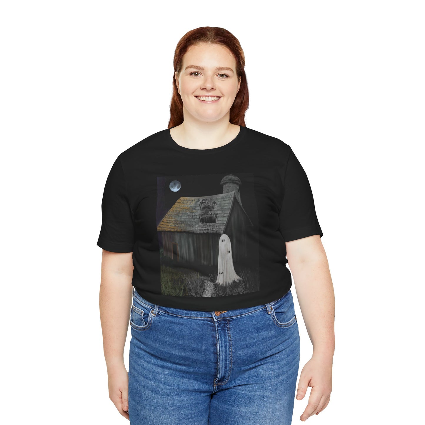 Haunted Barn Unisex Jersey Short Sleeve Tee