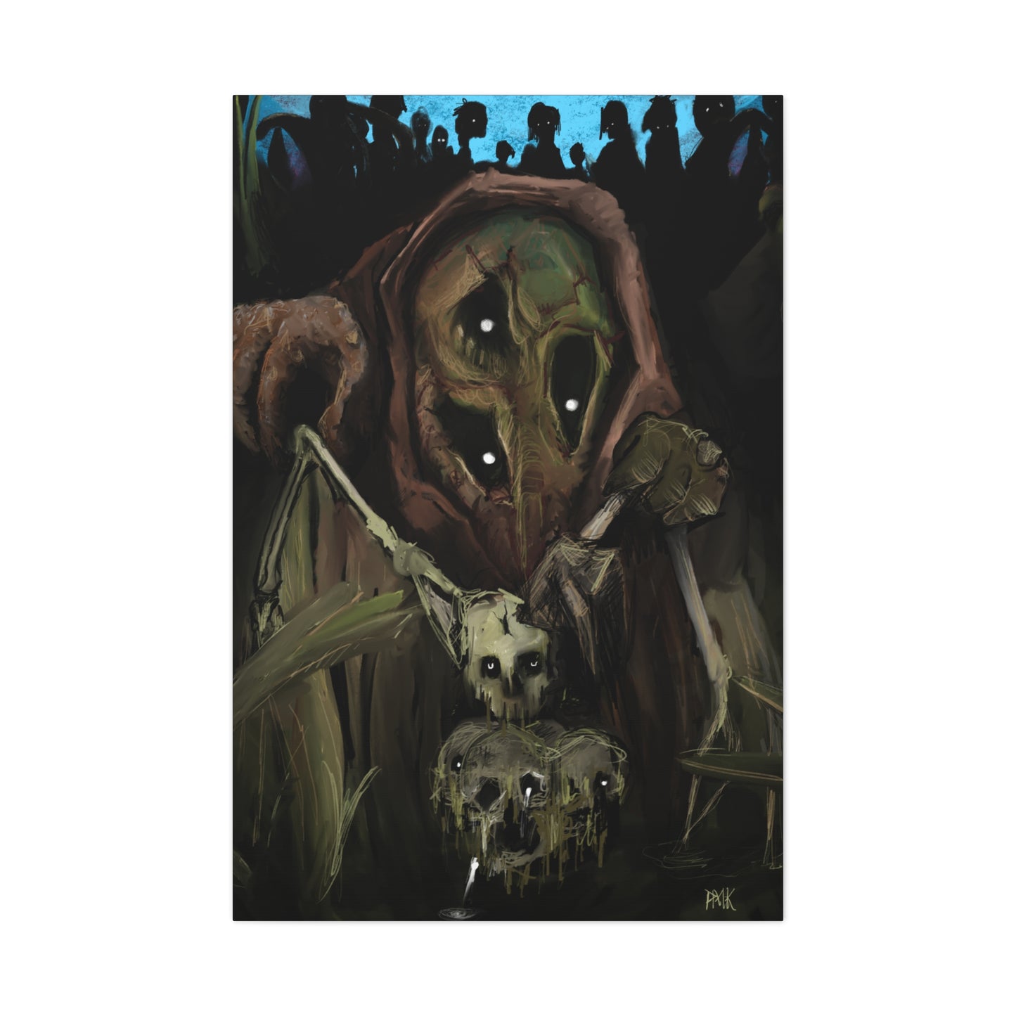 Bad Souls Become Good Puppets Canvas Gallery Wrap