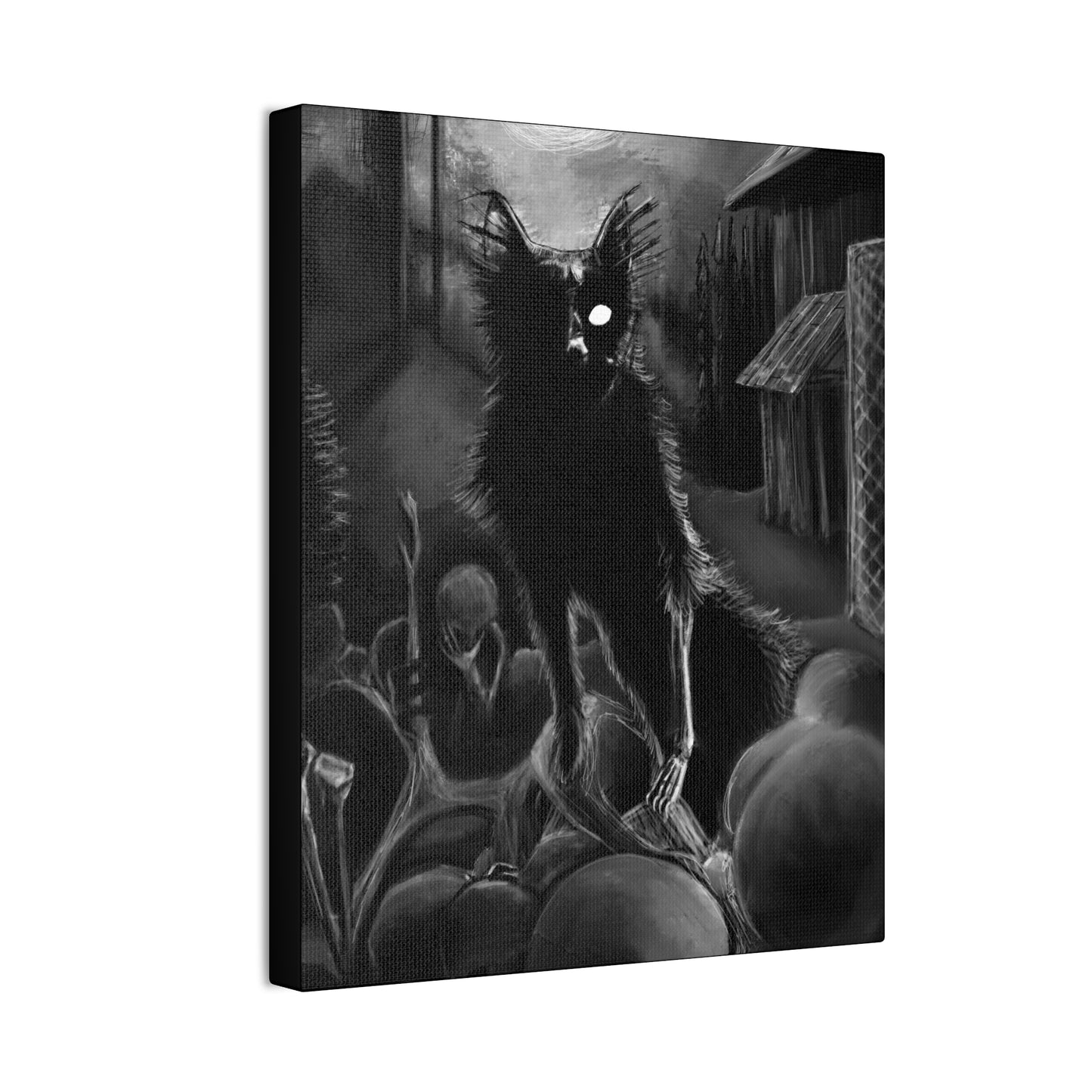 Accursed Canvas Stretched, 0.75"