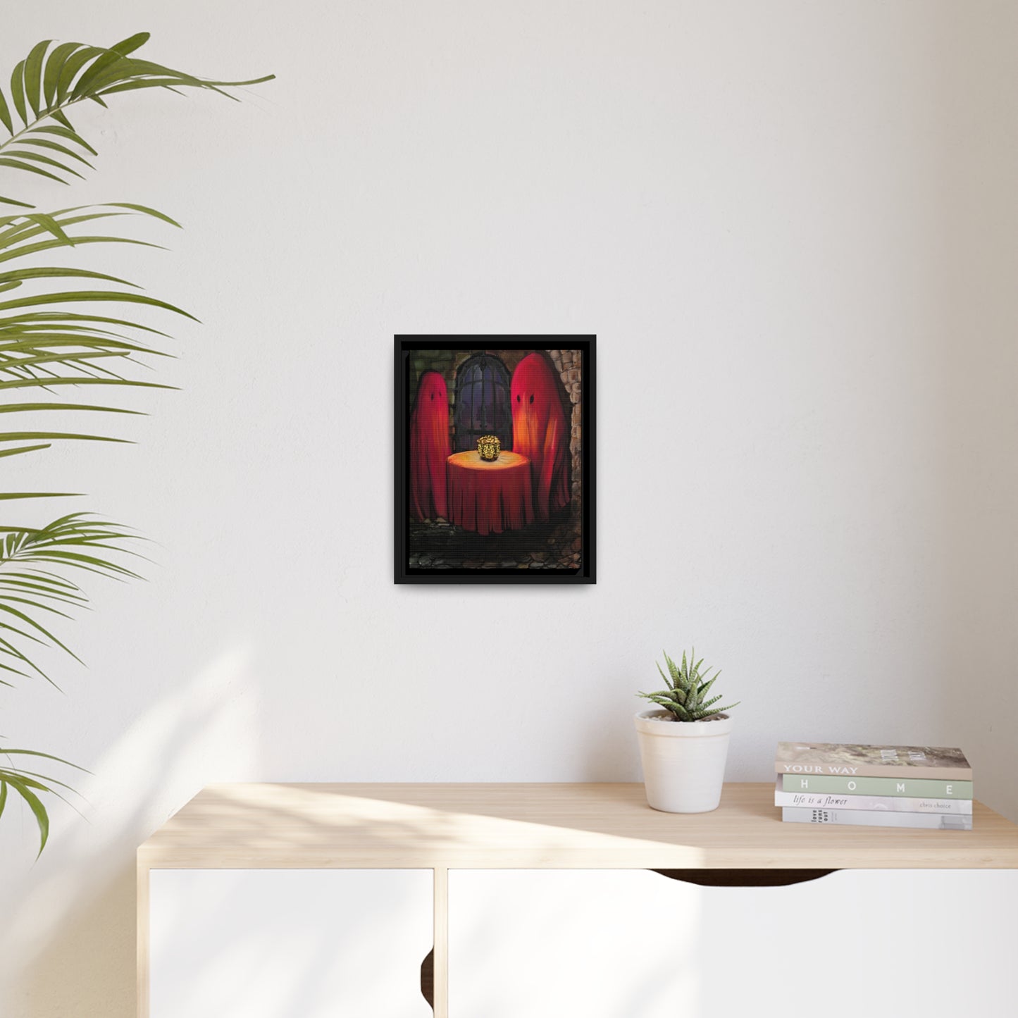 Date Night on Matte Canvas with Black Frame
