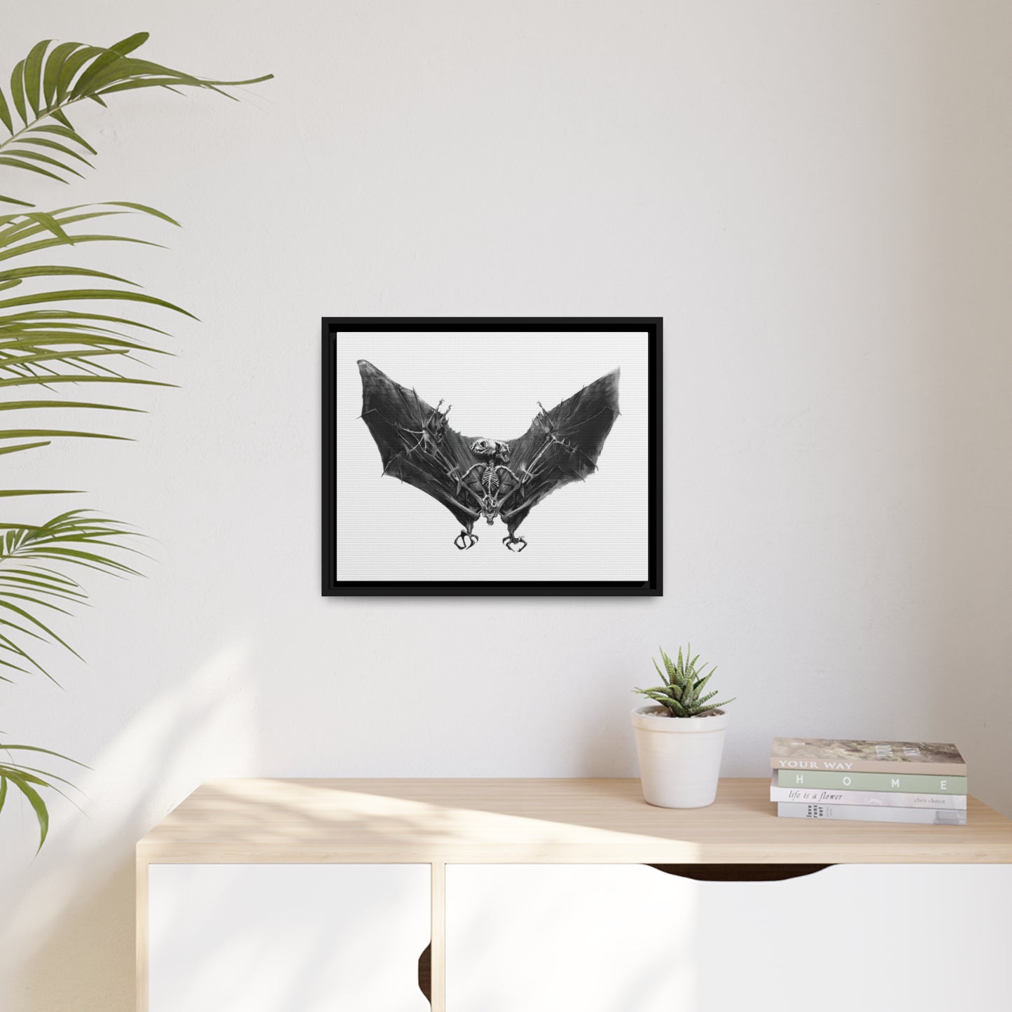 TheRemains Matte Canvas, Black Frame
