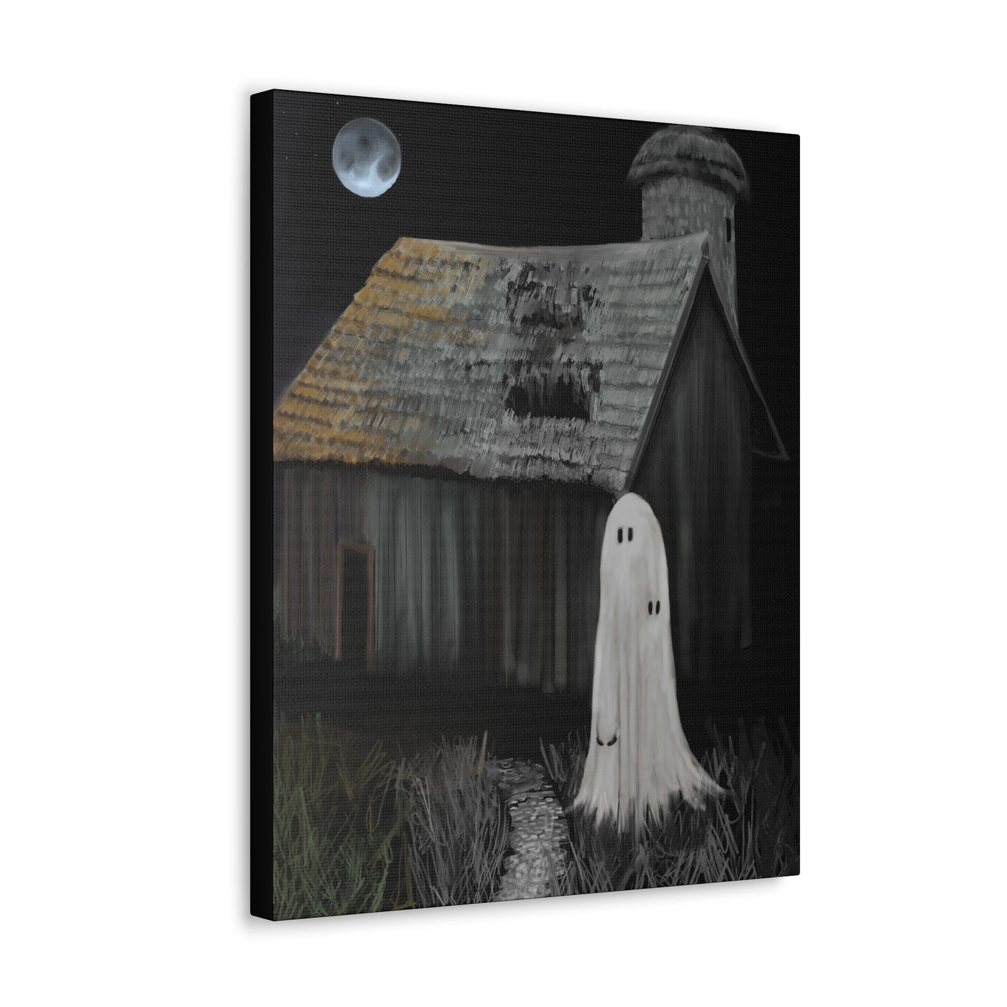 Haunted Barn Canvas Gallery Wrap