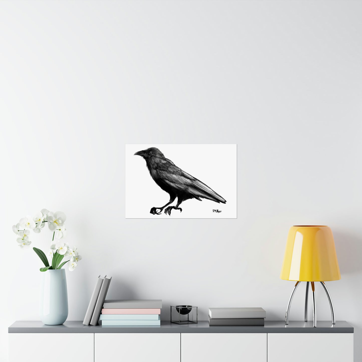 Raven Matte Horizontal Poster
