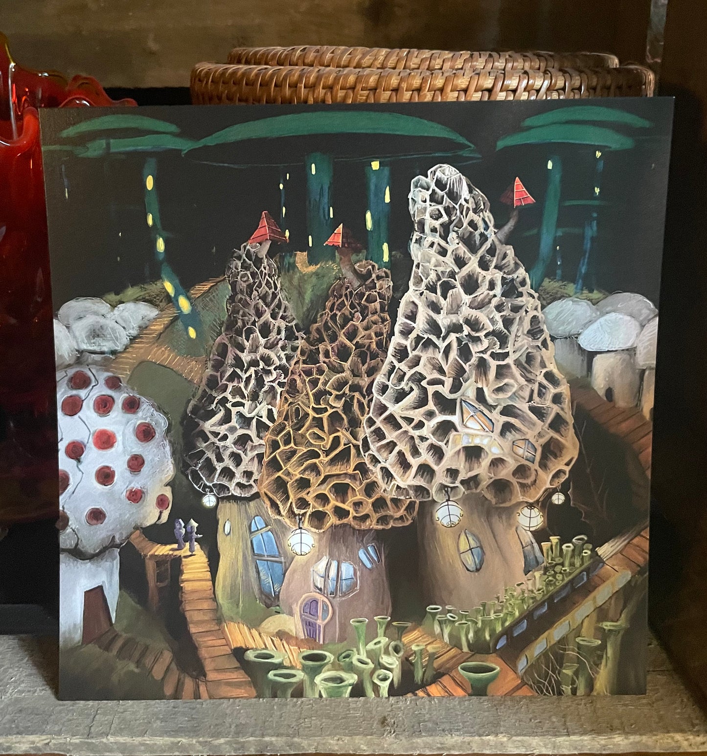 Mushroom City Outskirts Print