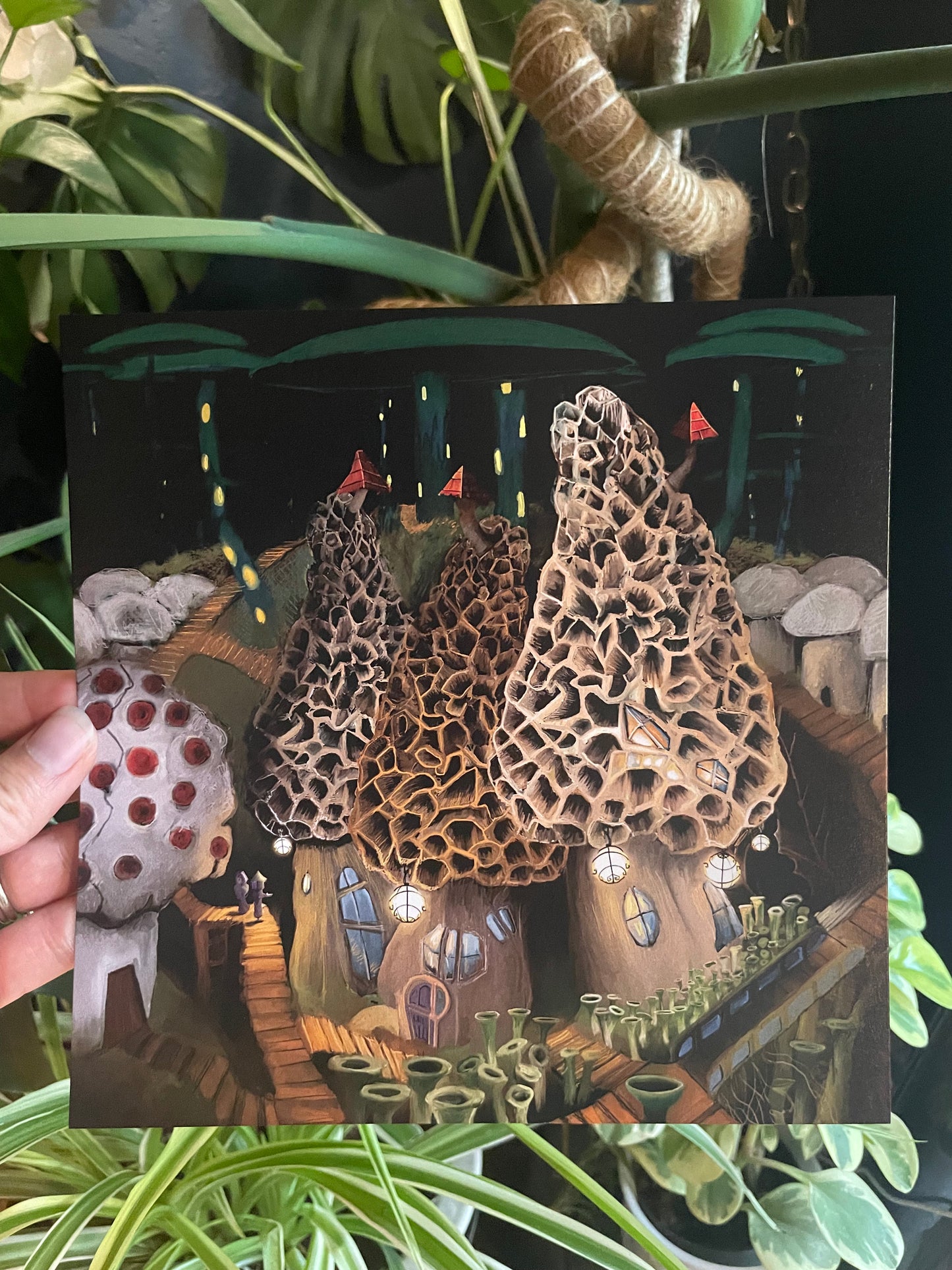Mushroom City Outskirts Print