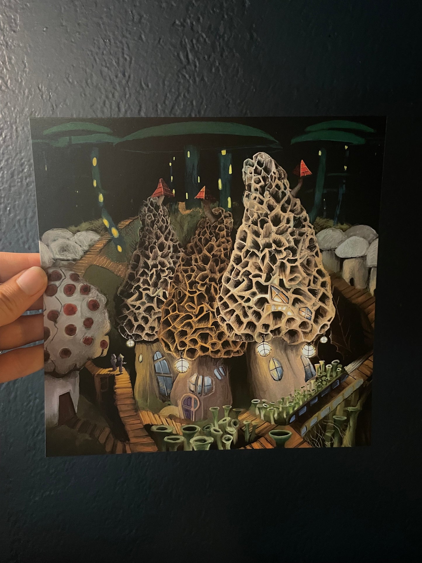 Mushroom City Outskirts Print