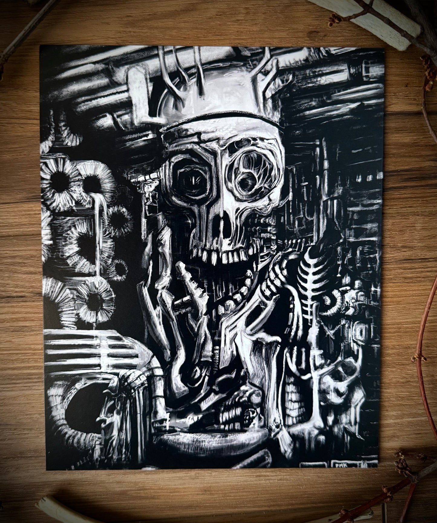 Biomechanical Mass Art Print