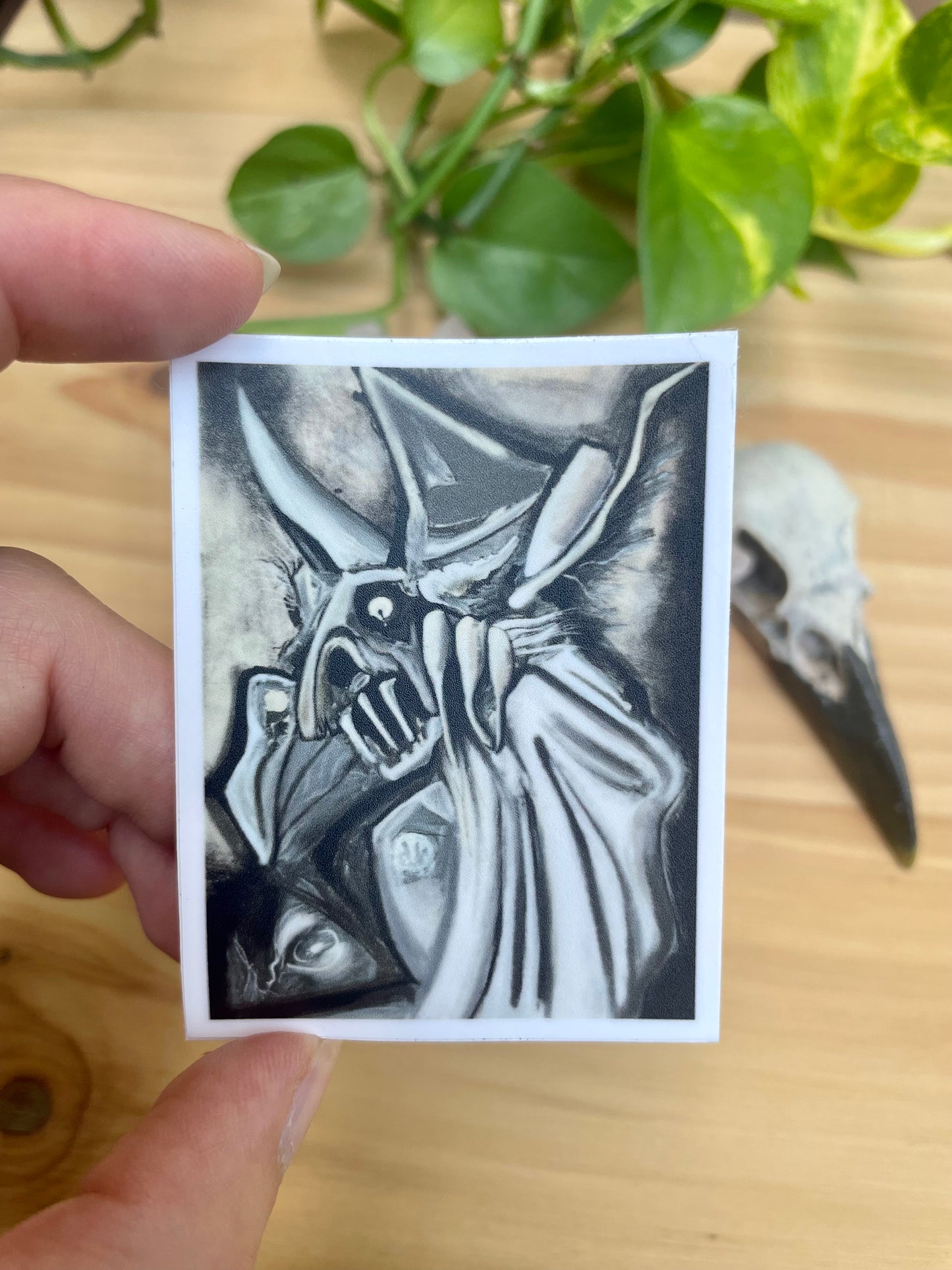 Terrified Vinyl Sticker