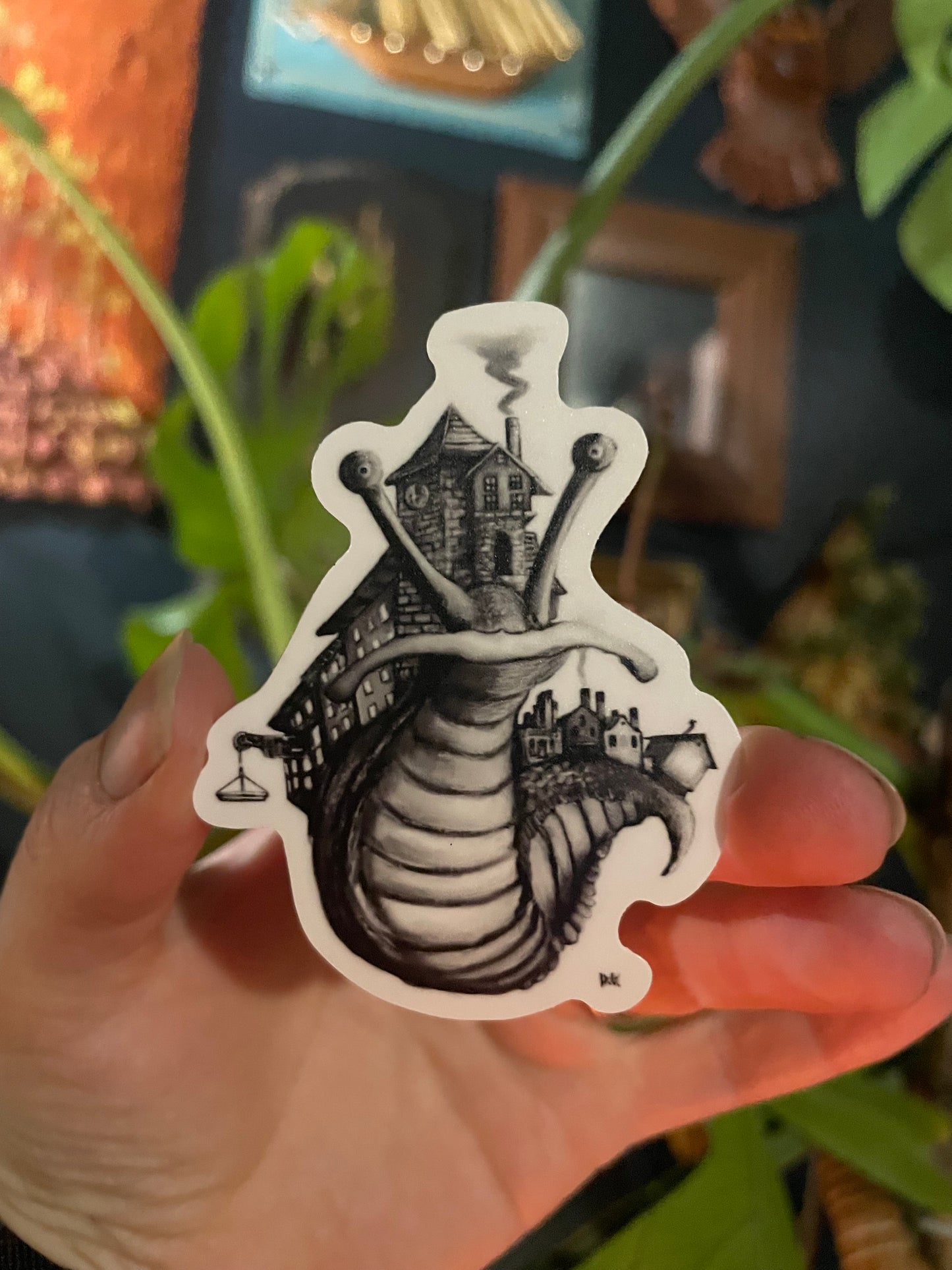 City Slug Vinyl Sticker