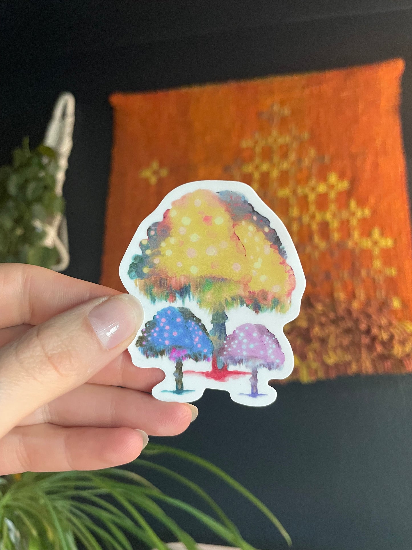 Ghost Fungi Mushroom Vinyl Sticker