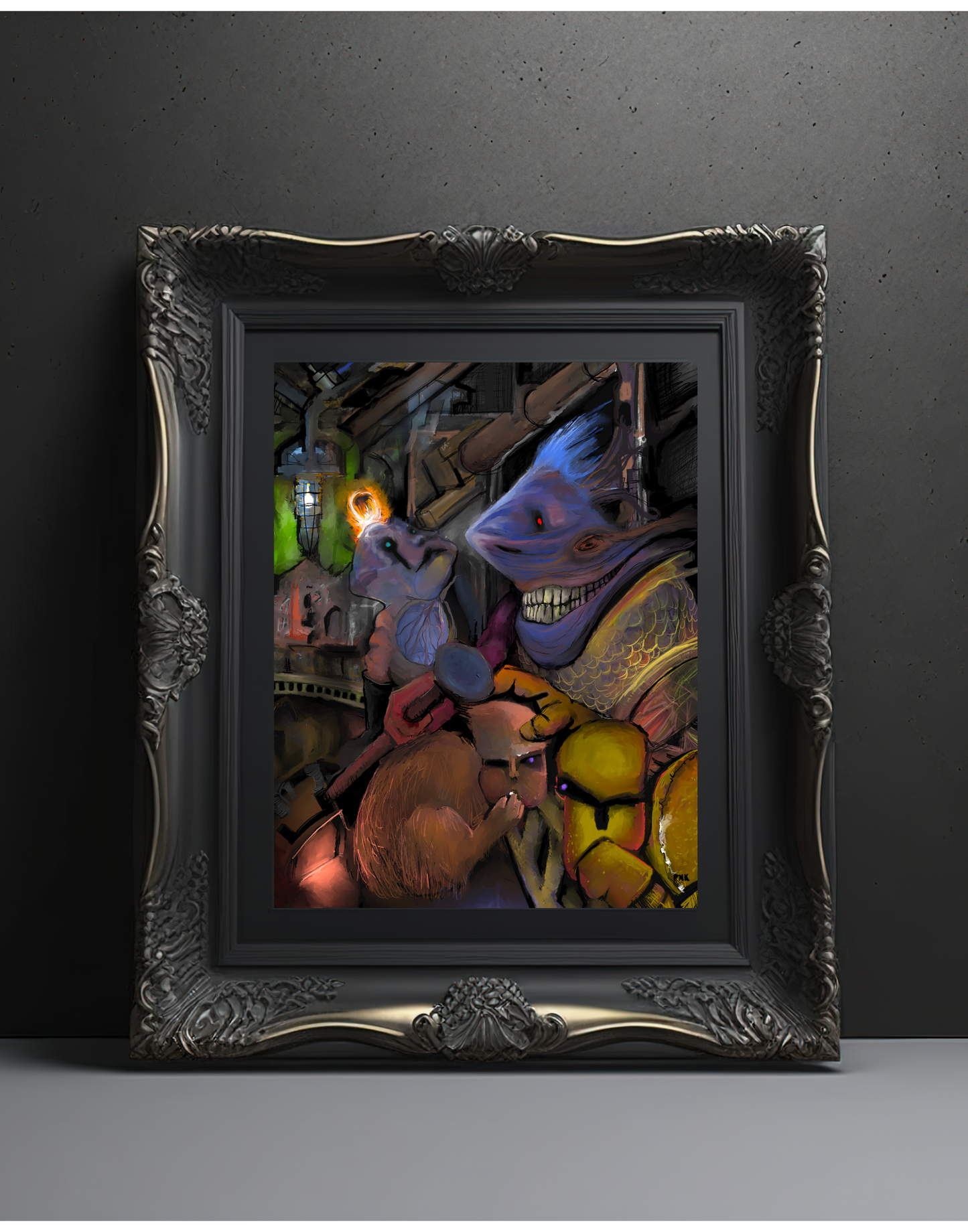 Scrutinized for Abbarations Art Print