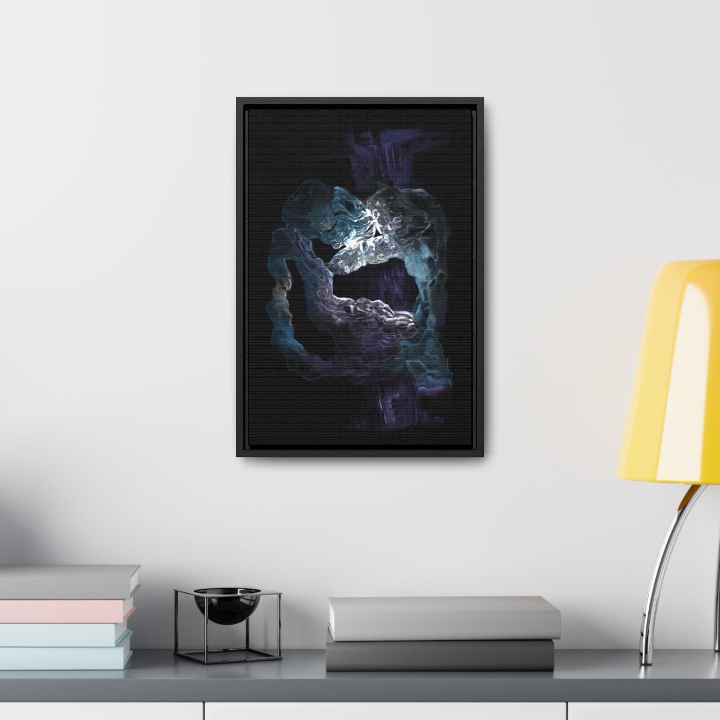 Anomalous Presence Gallery Canvas Wrap in Vertical Frame