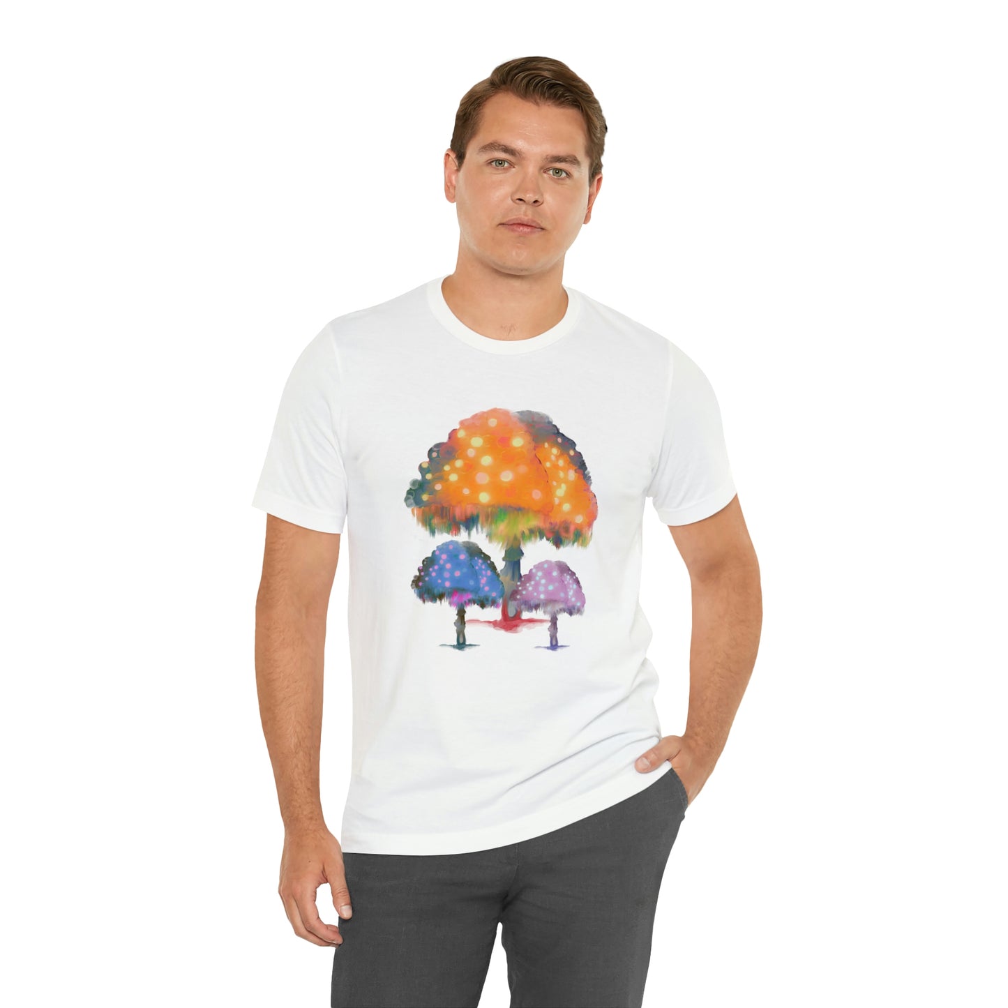 Ghost Fungi Unisex Jersey Short Sleeve Tee