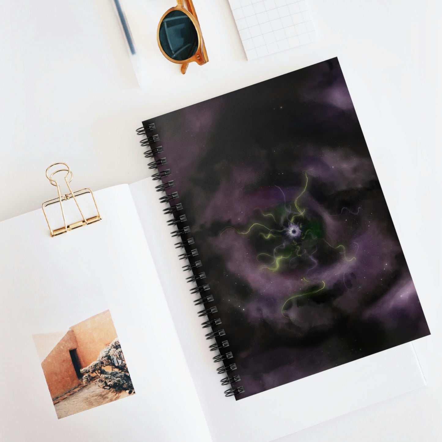 Eye of the Nebula Spiral Notebook - Ruled Line