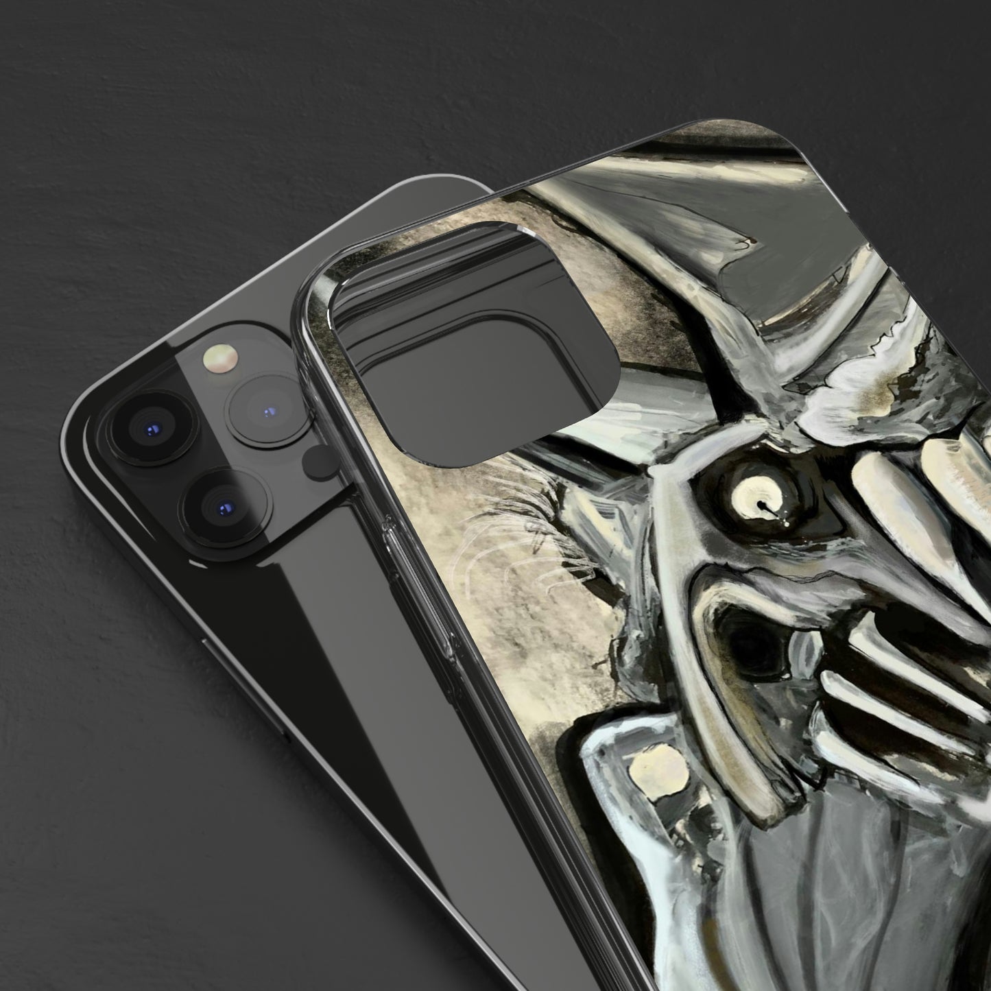 Terrified Clear Phone Case Case for iphone and Samsung