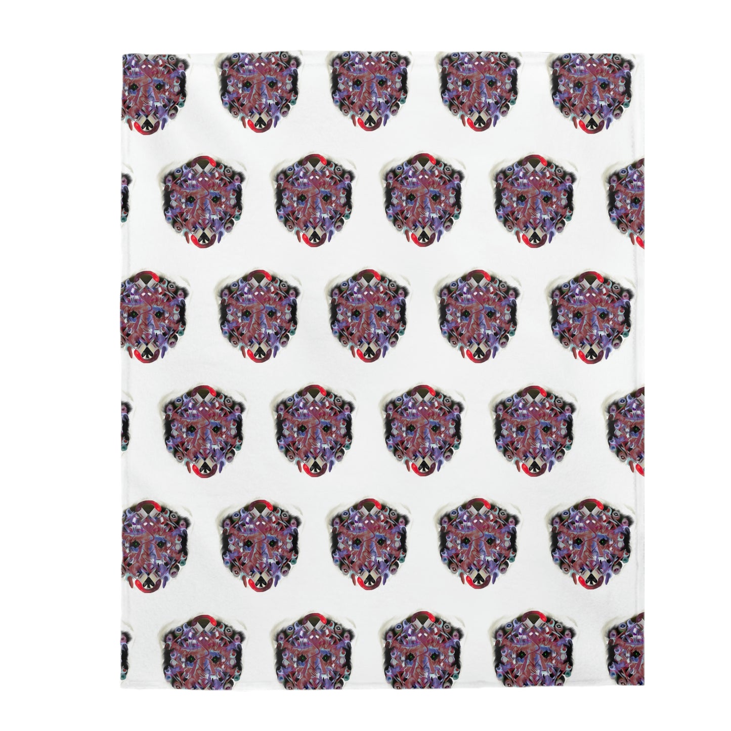 Interfaces Velveteen Plush Blanket