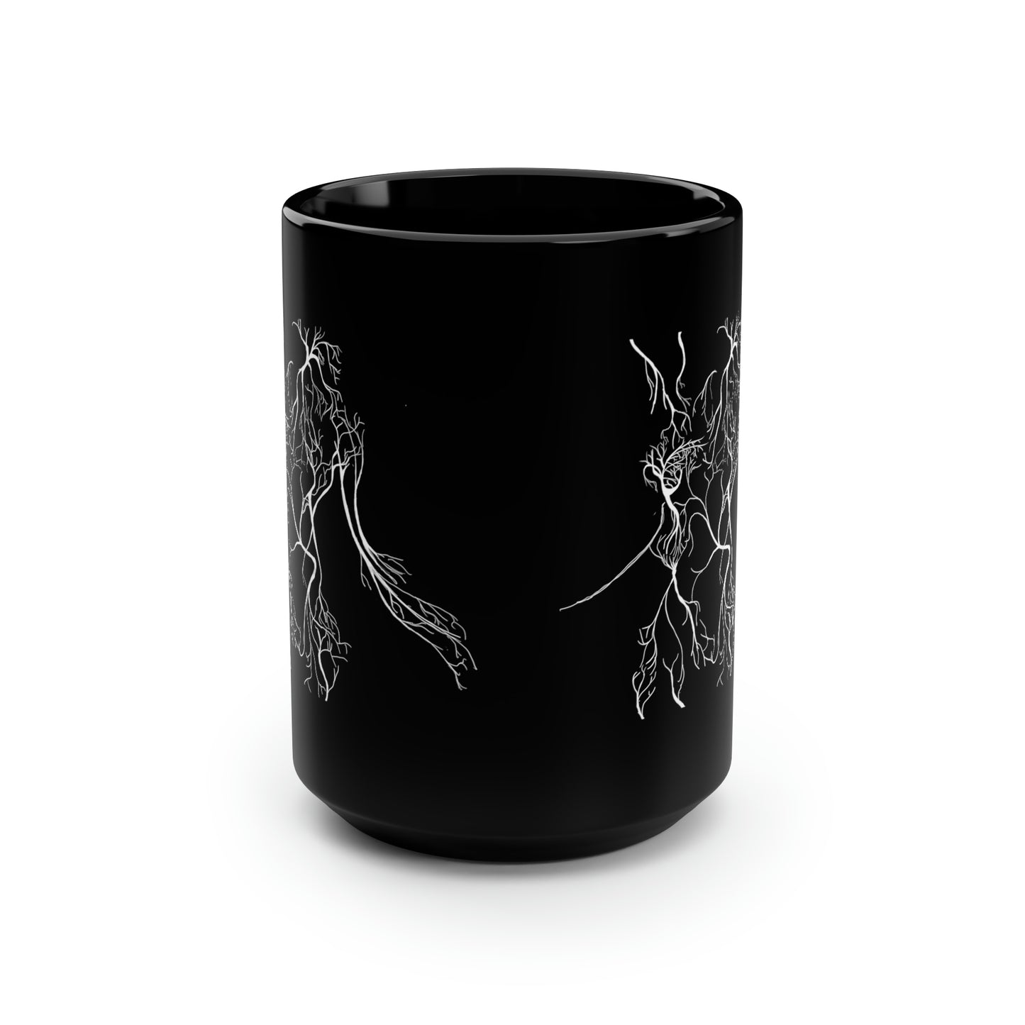 I Am Light Black Mug 15oz