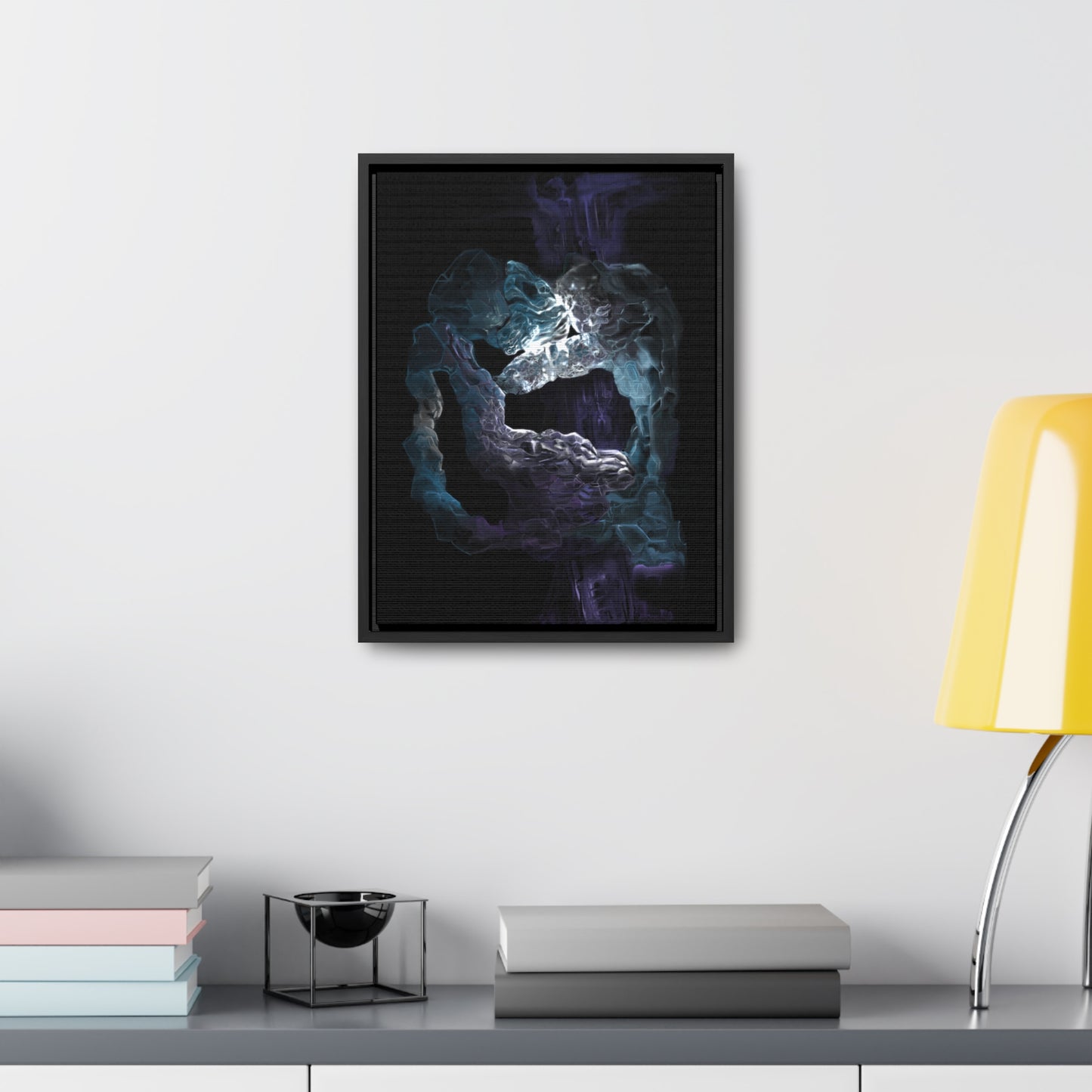 Anomalous Presence Gallery Canvas Wrap in Vertical Frame